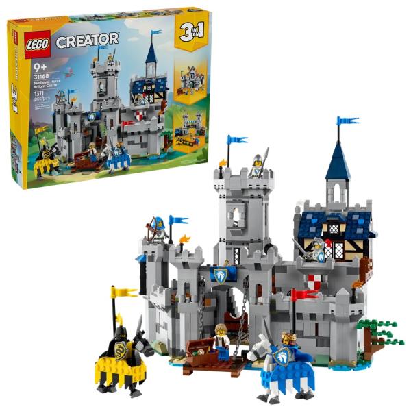 LEGO Creator 3in1: Castelo Medieval com Cavaleiro e Cavalo - LEGO