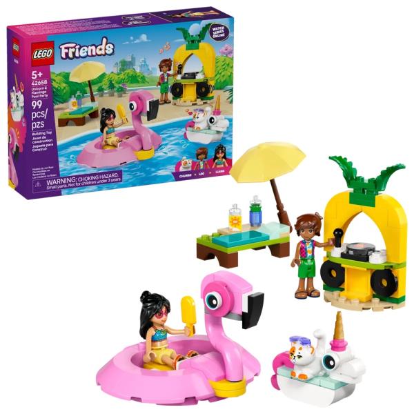 LEGO Friends: Festa na Piscina com Unicórnio e Flamingo - LEGO