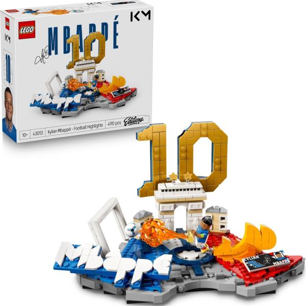LEGO Editions Sports: Kylian Mbappé – Destaques do Futebol - LEGO