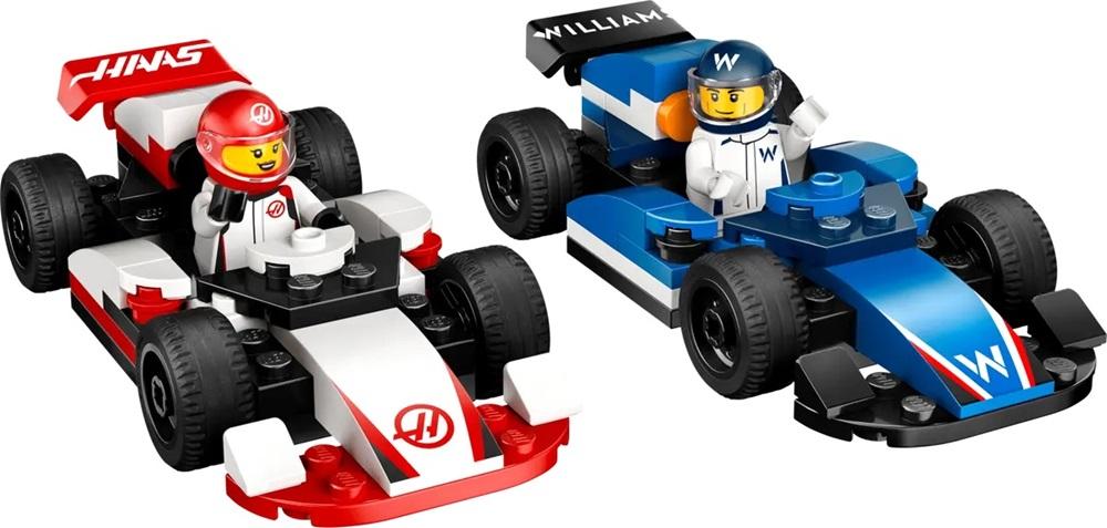 LEGO City: Carros de Corrida F1 da Williams Racing e Haas F1 - LEGO
