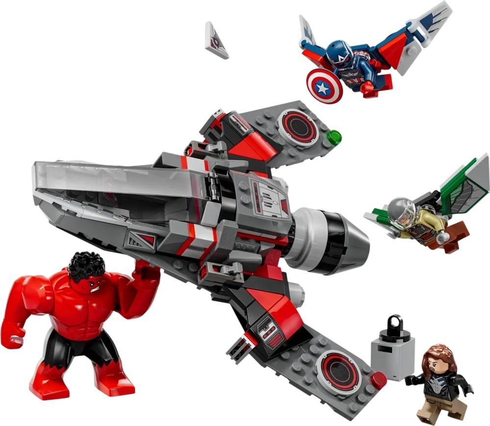 LEGO Mavel: Capitão América contra Red Hulk - LEGO