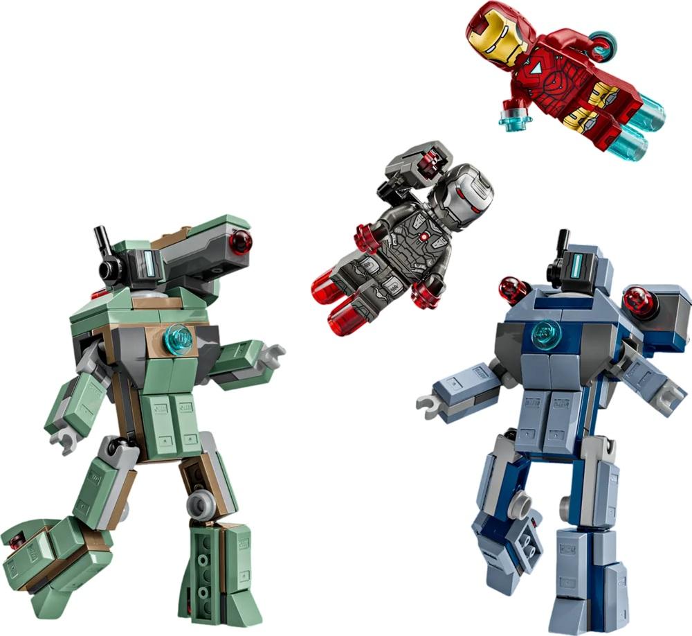 LEGO Marvel: Iron Man e Máquina de Guerra contra Drones Hammer - LEGO