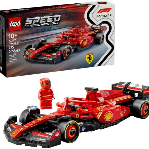 LEGO Speed Champions: Carro de Corrida Ferrari SF - 24 F1 - LEGO