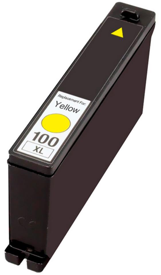 Tinteiro Compativel Lexmark 100 XL Amarelo