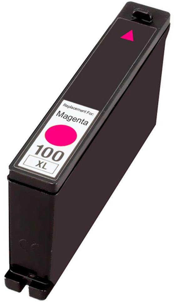 Tinteiro Compativel Lexmark 100 XL Magenta