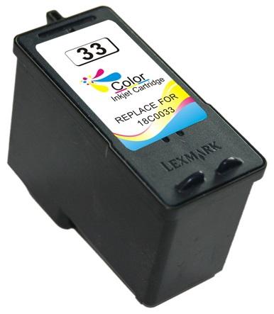 Tinteiro Compativel Lexmark Nº 33 (18CX033E) - Cores