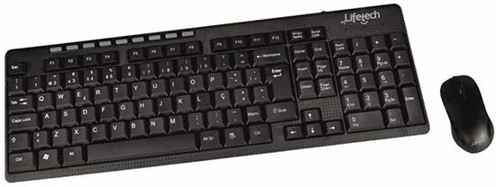 Pack Teclado + Rato Basic Fit USB PT (Preto) - LIFETECH