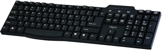 Teclado Basic Fit USB PT (Preto) - LIFETECH