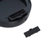 Balde de Lixo Inteligente de Aço Inoxidável 30L com Sensor Infravermelho de Abertura Automática Ø30,5x51,5cm Prata e Preto