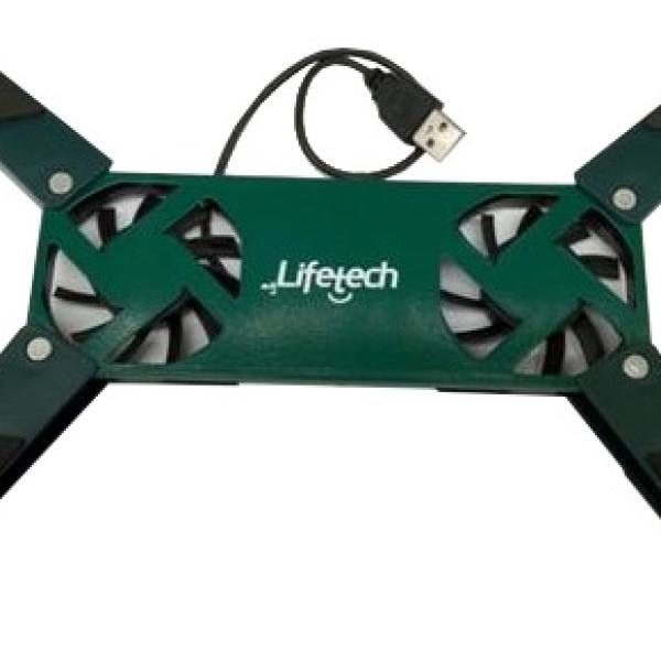 Base de Refrigeração USB p/ Portáteis 10~15 (Verde) - LIFETECH