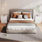 Cómoda com 3 Gavetas com Fecho Suave para Quarto Escritório Estilo Moderno 45x40x52,8 cm Branco