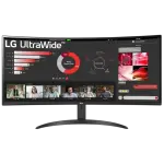 Monitor Curvo 34 34WR50QK - B Wide Quad HD (Preto) - LG