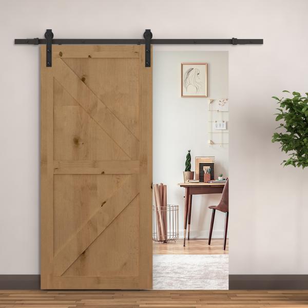 Kit de acessórios para porta de correr deslizante Conjunto de peças de metal Trilhos de rolo de aço carbono