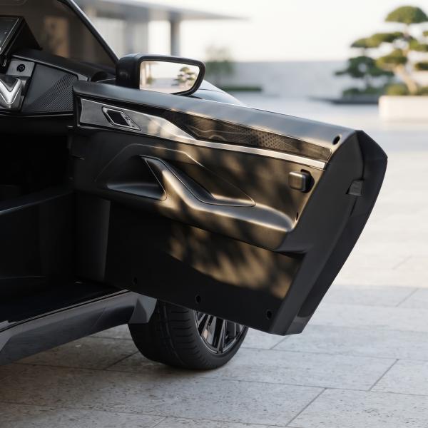 Carro Elétrico para Crianças BMW i4 12V com Controlo Remoto Música MP3 Ecrã Luzes e Cinto de Segurança 115x67x45 cm Preto