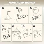 Banco de Arrumação Capacidade de 84 L Estofado em Veludo Banco Pé de Cama para Dormitório 112x42x40 cm Bege