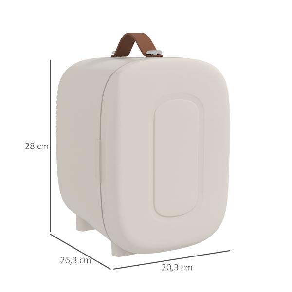 Frigorífico Pequeno de Cosméticos 4L 9V/240V para Arrefecer e Aquecer Mini Frigorífico para Beleza 20,3x26,3x28 cm Creme