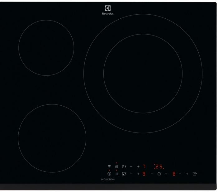 Placa de Indução Série 300 LIL60336 3 Zonas 4600W (Preto) - ELECTROLUX
