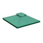 Toldo de Substituição 3x3m para Pérgolas Toldo de Substituição de Pérgolas de Jardim Verde