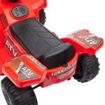 Quadriciclo Elétrico para Crianças Veículo Elétrico a Bateria 6V Infantil com Velocidade 2km/h 70x42x45 cm Vermelho