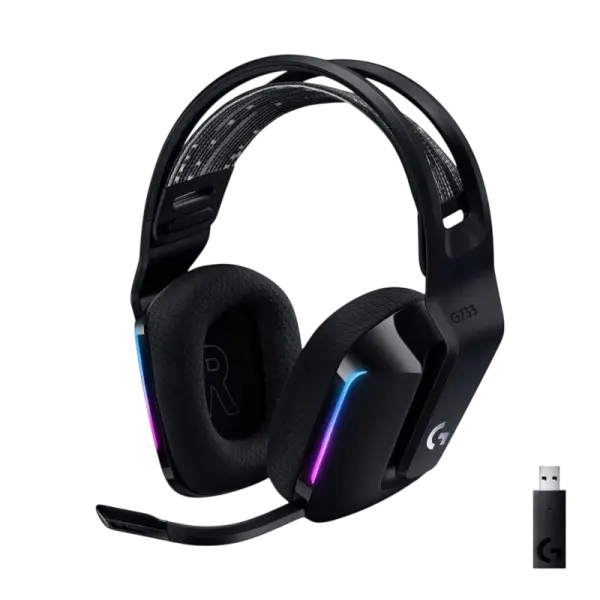 Auscultadores Headset G733 Lightspeed Wireless RGB Gaming (Preto) - LOGITECH