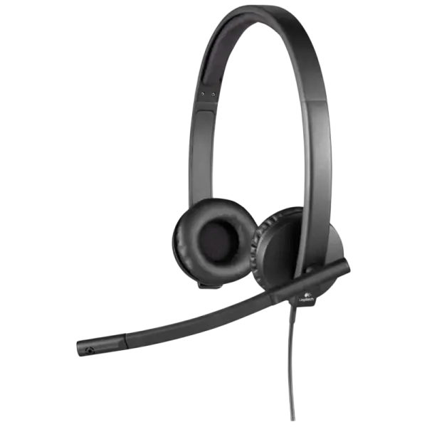 Auscultadores Headset Stereo H570E (Preto) - LOGITECH