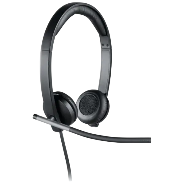 Auscultadores Headset H650e Stereo USB (Preto) - LOGITECH