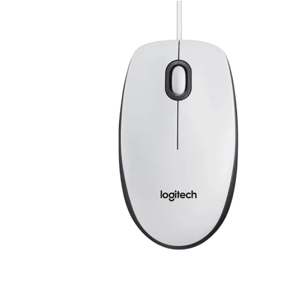 Rato Ótico M100 USB 1000DPI (Branco) - LOGITECH