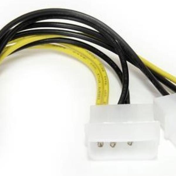 Cabo de Alimentação 2x 4 PIN - PCI 8PIN - STARTECH
