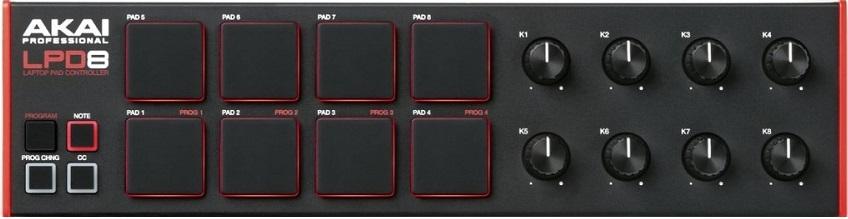 Mini Controlador LPD 8 MKII MIDI USB - AKAI