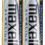 Blister 2 Pilhas 1,5V Alcalinas LR03 AAA - MAXELL