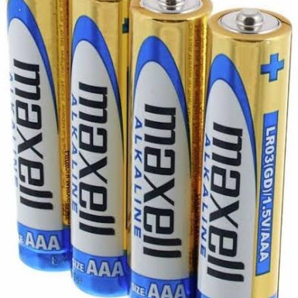 Pack 4 Pilhas Alcalinas 1,5V LR03 AAA - MAXELL