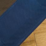 Cama para Animais de Estimação Cama Elevada para Cães Gatos com Tecido Transpirável para Dormir Exterior Jardim Terraço 76x61x18cm Azul