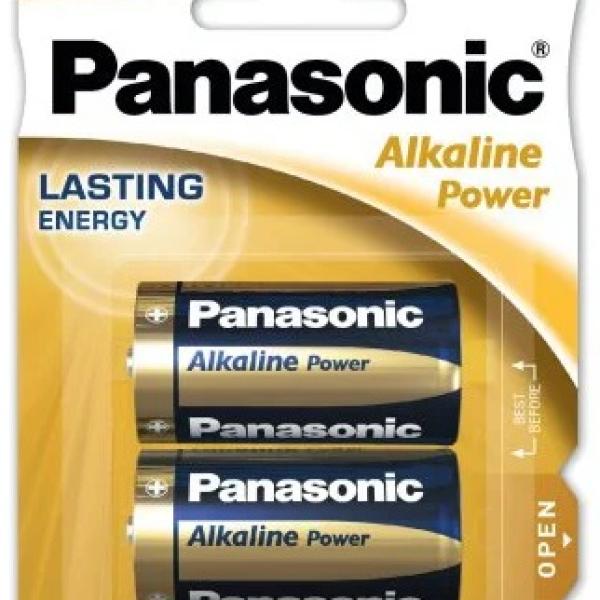 Blister 2 Pilhas Alcalinas 1,5V C / LR14 - PANASONIC