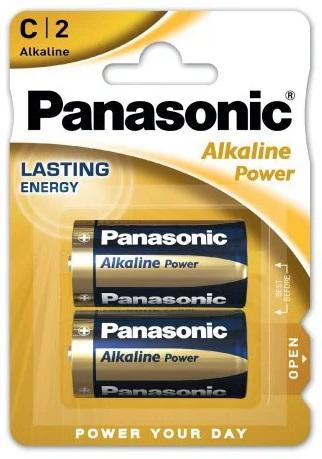 Blister 2 Pilhas Alcalinas 1,5V C / LR14 - PANASONIC