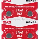 Pilha LR41 Mercúrio 1,5V - MAXELL