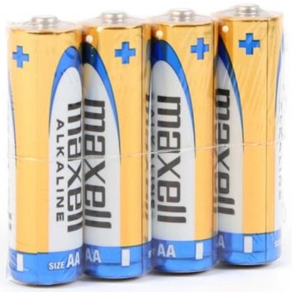 Pack 4 Pilhas Alcalinas 1,5V LR06 AA - MAXELL