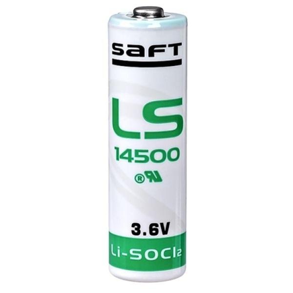 Pilha Litio Li - SOCl2 AA 3,6V 2600mAh (LS14500) - SAFT