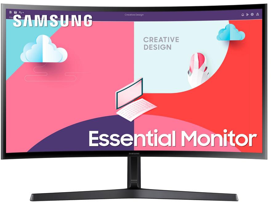 Monitor 24 S24C366EAU Full HD LED (Preto) - SAMSUNG
