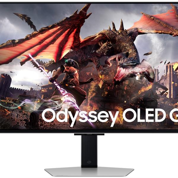 Monitor Gaming Odyssey OLED G8 32 G80SD 4K Ultra HD (Prateado) - SAMSUNG