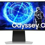 Monitor Gaming Ultra panorâmico Curvo Samsung Odyssey OLED G9 S49DG954SU 49" Dual QHD 0.03ms 240Hz OLED Multimídia Regulável em altura