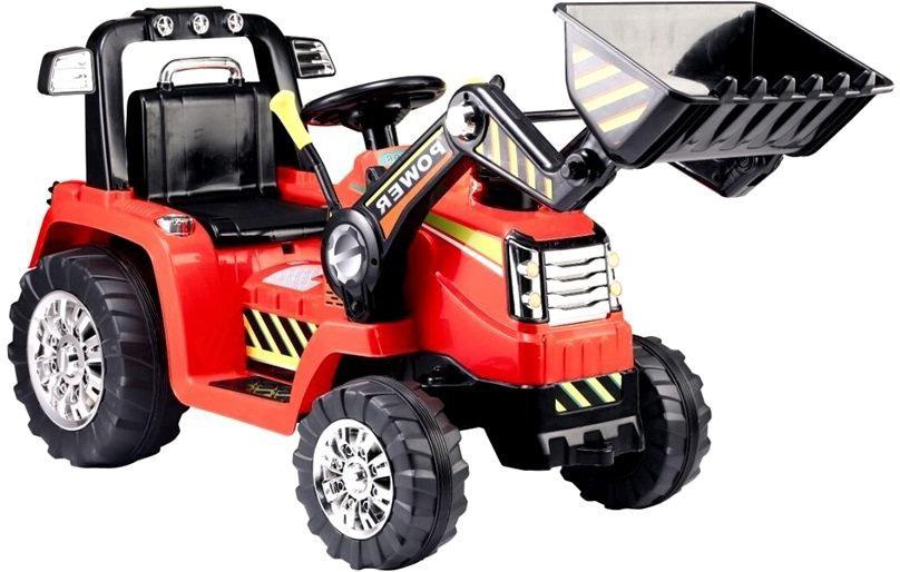 Trator Elétrico c/ Controlo Remoto ZP1005 (Vermelho)