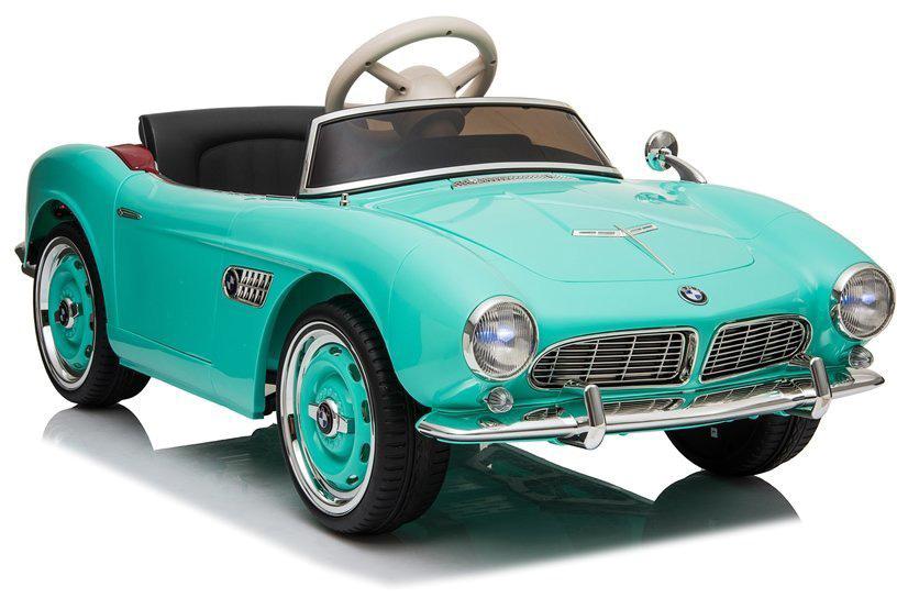 Carro Elétrico BMW Retro (Lacado Verde)