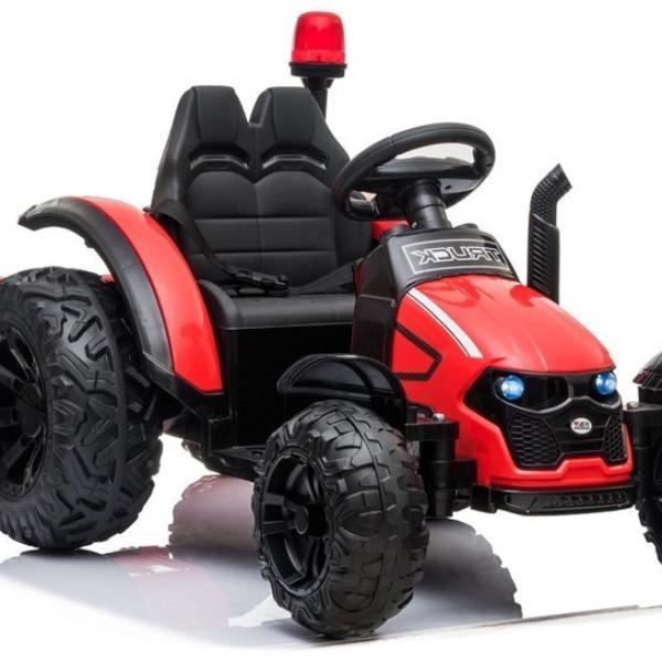 Trator Elétrico com Reboque HZB - 200 (Vermelho)