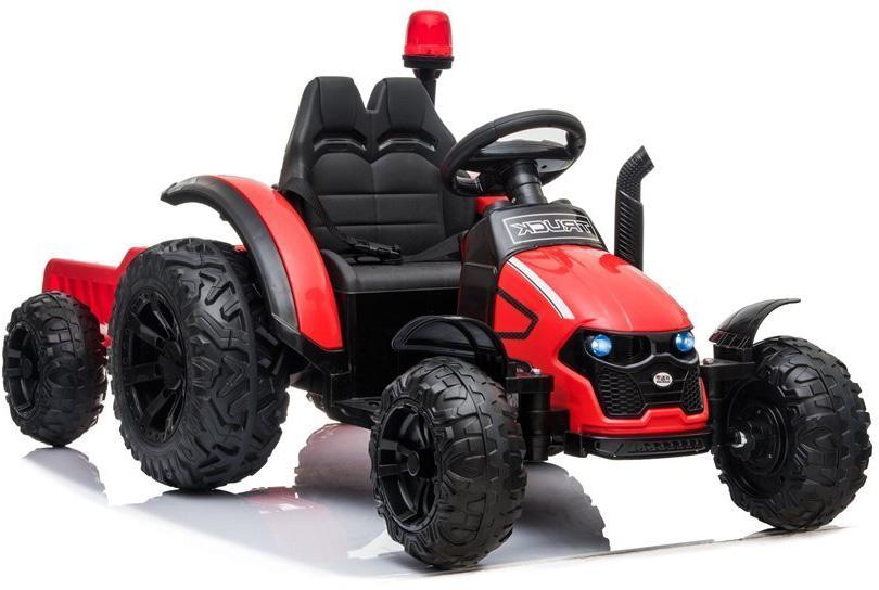 Trator Elétrico com Reboque HZB - 200 (Vermelho)