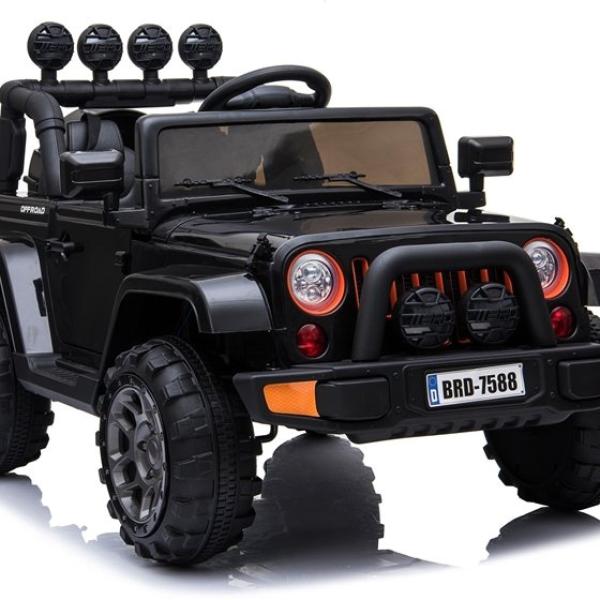 Carro Elétrico Jeep 4x4 BRD - 7588 (Preto)