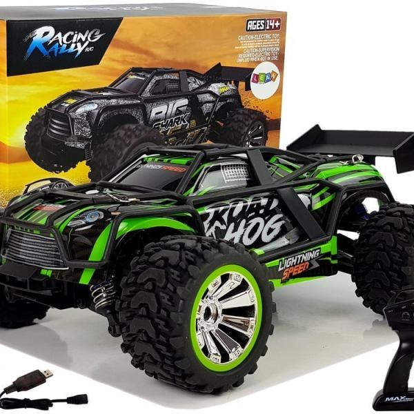 Carro Telecomandado RC Off - Road 2,4G 1:18 4x4 (Verde)