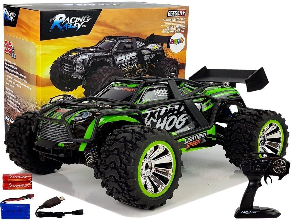 Carro Telecomandado RC Off - Road 2,4G 1:18 4x4 (Verde)
