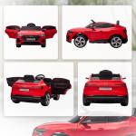Carro Elétrico Audi E - Tron 12V para Crianças acima de 3 Anos com Controle Remoto Faróis Buzina Música MP3 TF USB e Abertura da Porta 3 - 8km/h 108x60x47cm Vermelho