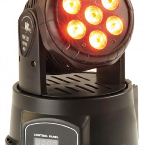Moving Head 7 LEDs WASH CREE 10W RGBW DMX - FONESTAR
