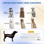 Sofá para Cães Cama Elevada para Cães Estofada com Almofada Lavável e Pés de Madeira de Pinho 98x67x25 cm Cinza Escuro